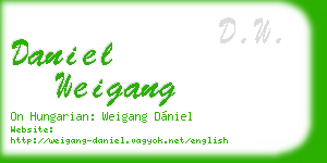 daniel weigang business card